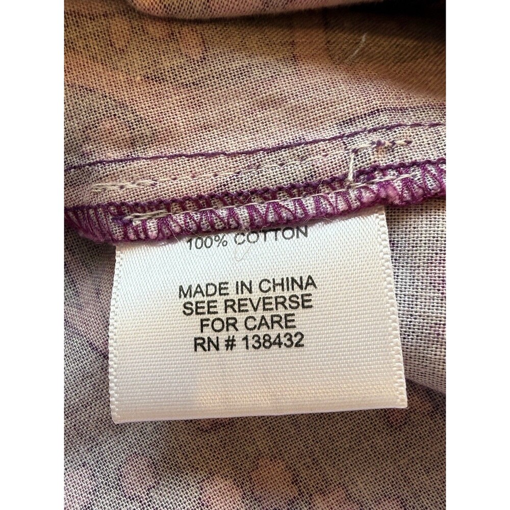 ModCloth Folks and Dreams Dress Size XL Pink Purple Forest Theme Sleeveless - Picture 4 of 9